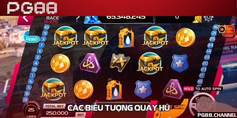Làm quen với các biểu tượng nổ hũ trong game đua xe
